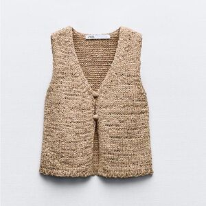 Zara Rustic Knit Vest